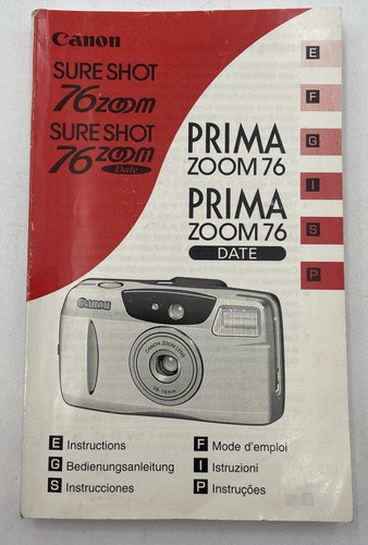 Canon sure shot prima - canon, 76