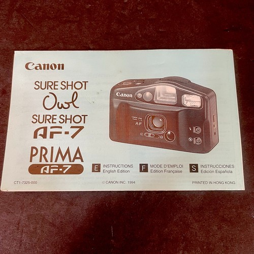 Canon sure shot - shot, af-7